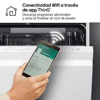 LVJ. LG DF375HWS 10P QUADWASH 3%%%#170;B 43DB BCO