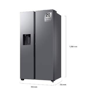 FRI. SAMSUNG RS80F66KCTEF 179x92 DISP INOX