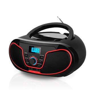 RAD/CD DAEWOO DW3013 USB BT NEGRO/ROJO