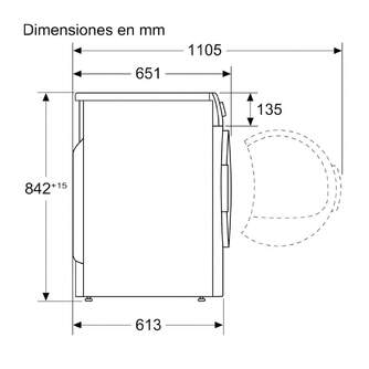 SECADORA BALAY 3SB581B 8K BC BCA DSP