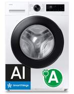Lavadora Samsung WW80FG5L32AEEC - 8 kg, 1200 rpm, Clase A, Blanco