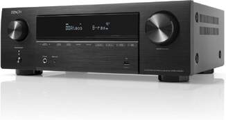 Receptor Denon AVR-X1800H - Sonido 3D, imágenes en 8K, receptor 7.2 canales, Negro