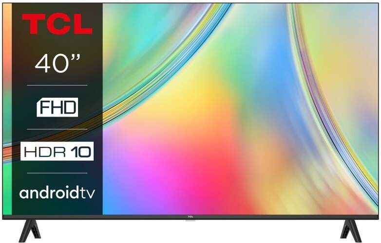 TV 40" TCL 40S5400A - Full HD, Android TV, HDR, Micro Dimming, Dolby Audio, Google Assistant