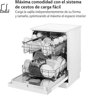 LVJ. LG DF030FW BLANCO 13C 5P