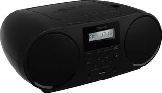 RAD/CD PHILIPS TAZ5000 NEGRO 4W FM BT USB