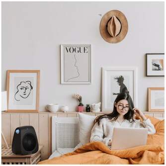 CALEFACT. U.BLUE BAVARO 4020B 2000W VERTICAL NEGRO