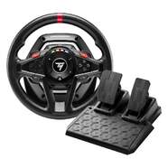 Volante Thrustmaster T128 para PS5, PS4, PC - Volante + Pedales anal&oacute;gicos, LED, Negro