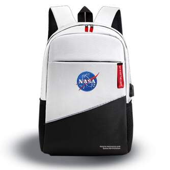 MOCHILA NASA BAG05-W BASICA BLANCA