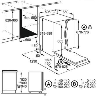 LVJ. ELECTROLUX EES47311L  INTEGRABLE P DESLIZ