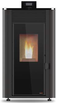 ESTUFA A PELLET RED POD FIRST 8KW BLACK