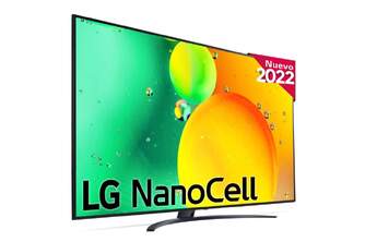 TV LG 75%%%quot; 75NANO766QA UHD NANOCELL ALFA5 AITHINQ