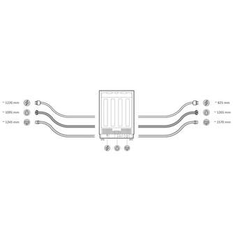 LVJ. CANDY CNS4A4S3PSB 10P 3%%%#170;B 44dBA WIFI INT