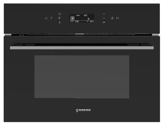 Microondas integrable Nodor MW4800DB - 40 L, 1000 W, Grill, Negro