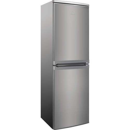 Frigorífico Combi Indesit CAA 55 NX 1 - Clase F, 174x55cm, 254L, Big Crisper, LowFrost, Acero Inox