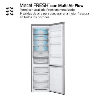 FRICOM. LG GBV7270EPY 203x60 INOX DSP METALFRESH