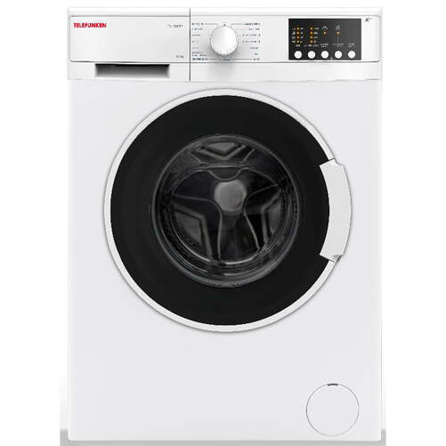 Lavadora Telefunken TLK106TY - Clase D, 6kg, 1000 RPM, 15 Progr., Media Carga, Blanco