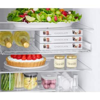 FRICOM. SAMSUNG RB38C7B6A22 203x60 CRISTAL NEGRO