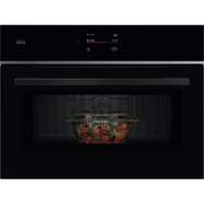 Microondas AEG TM7NK721B - 44 L, 1200 W, Grill, Display, Negro