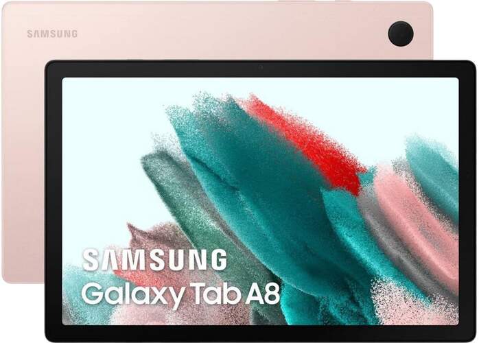 Tablet Samsung Galaxy Tab A8 WiFi 4/128GB Rosa - 10.5", 2GHz, 5+8MPx, GPS, BT 5.0, 7040mAh