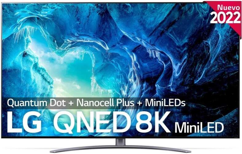 TV 75" QNED MiniLED 75QNED966QA - 8K, webOS22, A9 Gen5 IA, Dolby Vision/Atmos 40W 2.2ch, Gaming