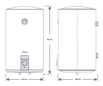 TERMO MIDEA TE04050 SALUTE CYLINDER 50L WIFI