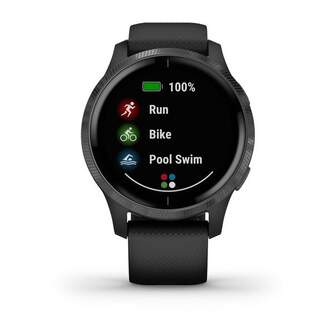 SMARTWATCH GARMIN VENU BLACK/SLATE 010-02173-12
