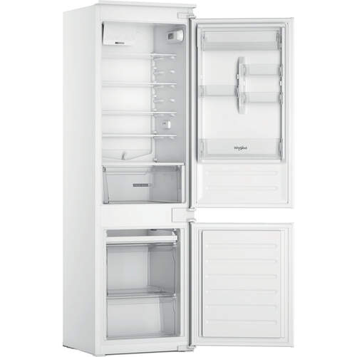Frigor&iacute;fico Combi Integrable Whirlpool WHC18D031A1 - 177x54 cm, 268 L, No Frost, Blanco