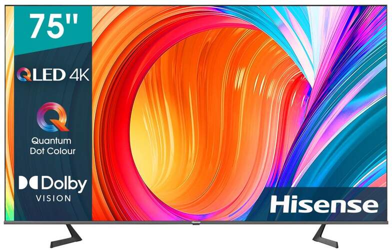 TV 75" Hisense 75A7GQ - UHD 4K, Quantum Dot, HDR10+, Ultra Dimming, Dolby Vision/Atmos, Smart TV
