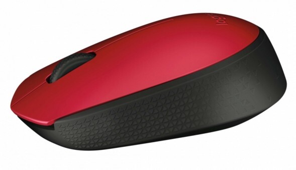Rat&oacute;n Logitech M171 Inal&aacute;mbrico 910-004641 Rojo - 1000 dpi, bater&iacute;a de 12 meses, minireceptor USB