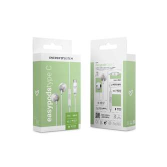 AURICULARES ENERGY SISTEM EASYPODS USB TIPO C SNOW