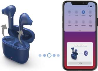 AURICULARES HAMA 00184074 BT TWS FREEDOM LIGHT AZU