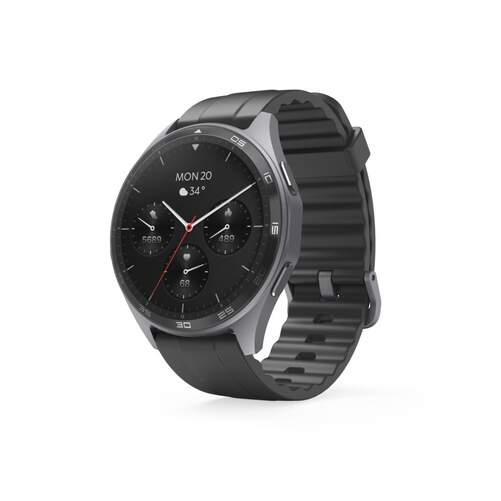Smartwatch Hama 7010 - Pantalla AMOLED 1,42", Negro, 8 d&iacute;as de autonom&iacute;a, resistencia IP68