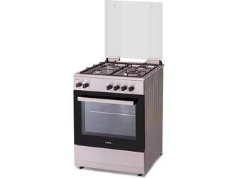COCI. FLAMA 8261FL 4F 60x60 BUT INOX HORNO ELECTRI