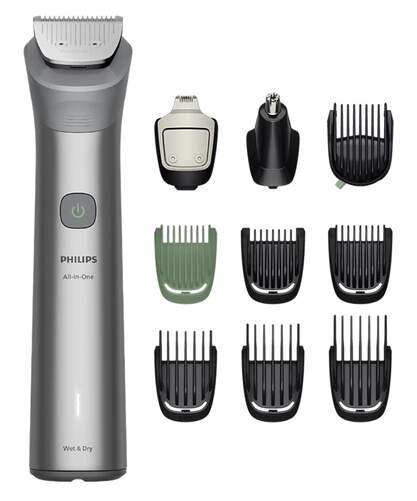 Afeitadora corporal Philips MG5921/15 - 10 en 1, para cara, cuerpo y cabello, 120 min autonom&iacute;a