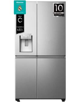 FRI. HISENSE RS818N4TIC1 180x91x72 NF DISP INOX