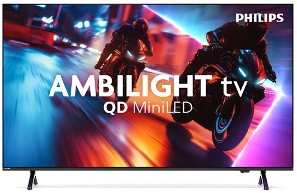TV Philips 85" 85MLED910 - 4K Ultra HD, MiniLED, Ambilight, 120 Hz, Dolby Atmos 40 W, HDR10+