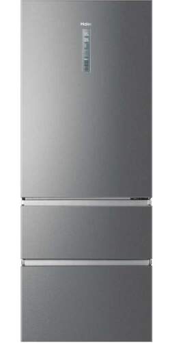 Frigorífico Combi Haier A3FE743CPJ - Clase E, 191x70cm, 450L, NoFrost Multiflow, Inox