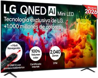 TV LG 85%%%quot; 85QNED70B6A UHD QNED MINILED A7 WEBOS26