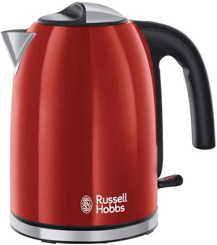 Hervidor Russell Hobbs 20412-70 Colours Plus - 2400W, 1.7 Litros, Acero Inoxidable, Color Rojo