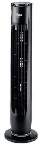 Ventilador Torre Ufesa Tallin - 45W, 78cm, 3 Velocidades, Mando, Oscilante, Temporizador