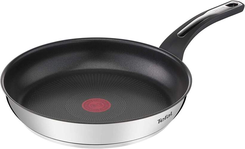 Sartén Tefal Emotion G6 - 30 cm, Antiadherente, Todo Tipo de Cocinas, Inox