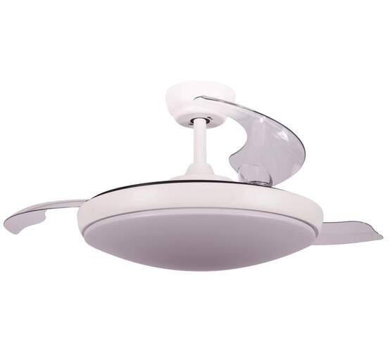 Ventilador Techo FM VR1000 - Motor 69W DC, Diametro 107cm, Mando, Temporizador, Blanco