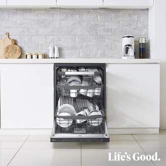 LVJ. LG DF375HMS 9P QUADWASH 3%%%#170;B 41DB NEGRO