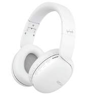 Auriculares DCU Bluetooth Diadema - Bluetooth y cable jack, 15 h autonom&iacute;a, radio FM, blanco