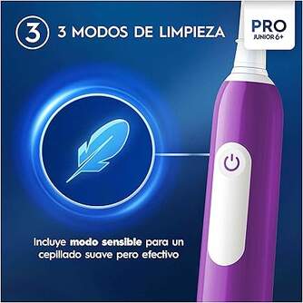 DENTAL ORALB PRO1 JUNIOR MORADO CON RECAM.SENSI