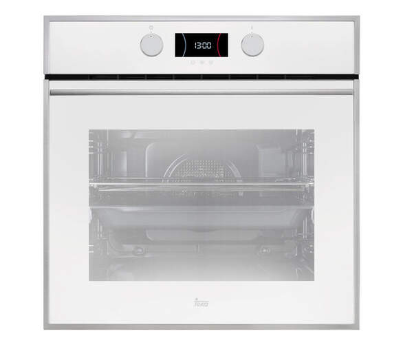 Horno Teka HLB840WH - A+, 70L, 60cm, SurroundTemp 9 Funciones, Guía Extraíble, Blanco