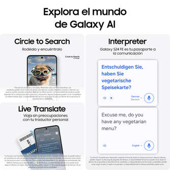 SMARTPHONE SAMSUNG S24 FE 8/256 6,7%%%quot; GRAPHITE