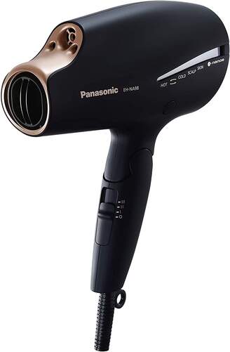 Secador Panasonic EH-NA98 - 1800W, Iones, Double Mineral, Control Inteligente Temperatura, Accesorio