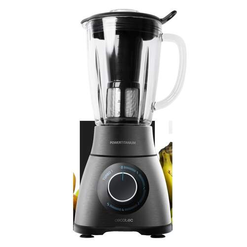 Batidora Vaso Cecotec Power Black Titanium 1500 PerfectMix - 1500W,