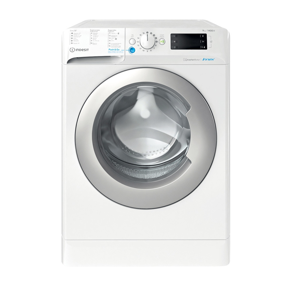 Lavadora Indesit BWE 91484X WS SPT N - Clase C, 9kg